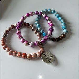 Handmade beaded bracelet